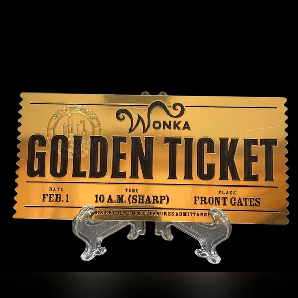 🍫✨ WILLY WONKA GOLDEN TICKET MYSTERY! ✨🍫 - Picture 3 of 4